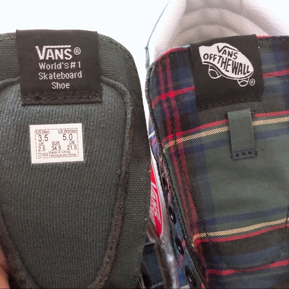 VANS TARTAN GUM SK8-HI REISSUE ( Sz 5W / 3.5M ) - Picture 4 of 8